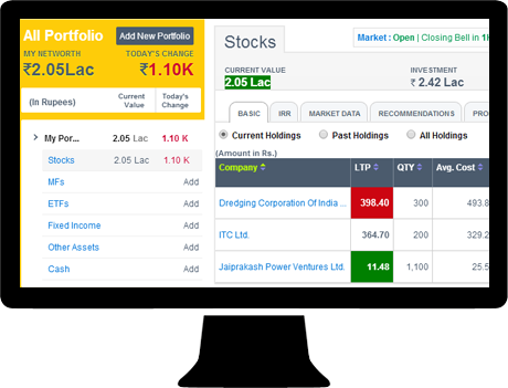 Real time price updates for Stocks and ETFs